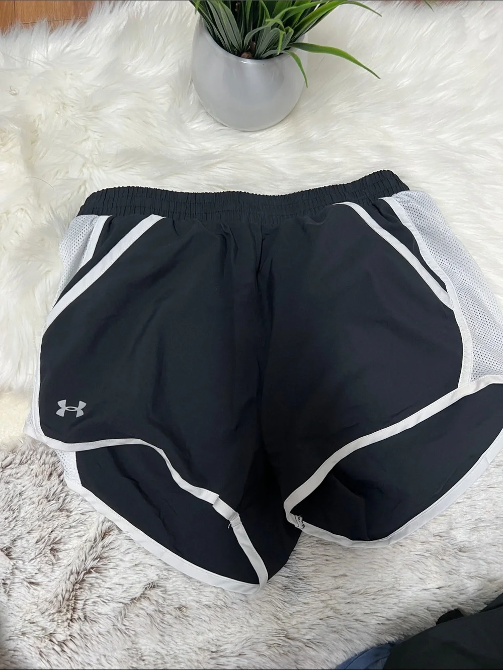 Bundle Nike woman Black Athletic Shorts with Red Trim